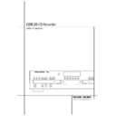 cdr 20 (serv.man12) user guide / operation manual