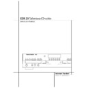cdr 20 (serv.man2) user guide / operation manual
