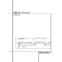 cdr 25 (serv.man12) user guide / operation manual