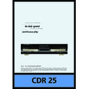 Harman Kardon CDR 25 (serv.man3) Info Sheet
