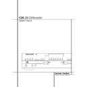 cdr 25 (serv.man5) user guide / operation manual