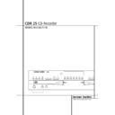 cdr 25 (serv.man7) user guide / operation manual
