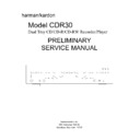 cdr 30 (serv.man10) service manual