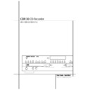 cdr 30 (serv.man8) user guide / operation manual