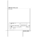 cdr 30 user guide / operation manual