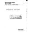 Harman Kardon CR 131 (serv.man3) Service Manual