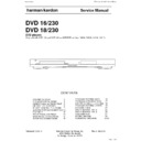 Harman Kardon DVD 18 Service Manual