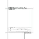 dvd 21 (serv.man5) user guide / operation manual