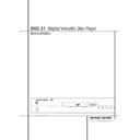 dvd 21 (serv.man8) user guide / operation manual