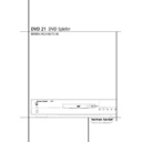 dvd 21 (serv.man9) user guide / operation manual
