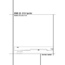dvd 23 (serv.man3) user guide / operation manual
