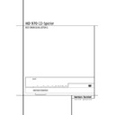 hd 970 (serv.man15) user guide / operation manual