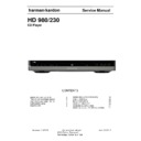 Harman Kardon HD 980 Service Manual
