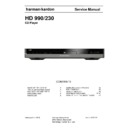 Harman Kardon HD 990 (serv.man6) Service Manual