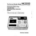 Harman Kardon HK 2000 Service Manual