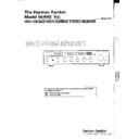 Harman Kardon HK 440VXI Service Manual