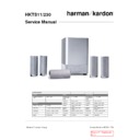 Harman Kardon HKTS 11 Service Manual