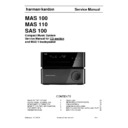 Harman Kardon MAS 100-110 (serv.man5) Service Manual