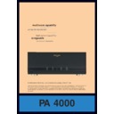 pa 4000 (serv.man3) info sheet