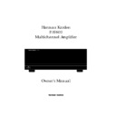 Harman Kardon PA 5800 User Guide / Operation Manual