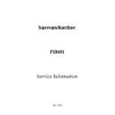 Harman Kardon PH 601 Service Manual