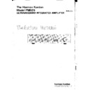 Harman Kardon PM 625 Service Manual