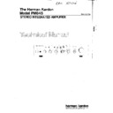 Harman Kardon PM 645 Service Manual