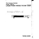 Harman Kardon TU 910 Service Manual