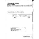 Harman Kardon TU 911 Service Manual