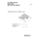 Harman Kardon HK CA30 Service Manual