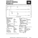 JBL 502 VXA Service Manual