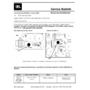 JBL ARC CINEMA II (serv.man6) Technical Bulletin