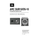 JBL ARC SUB 10 Service Manual