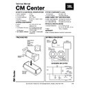 JBL CM Center Service Manual