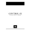 JBL CONTROL 1X (serv.man2) User Guide / Operation Manual