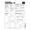 JBL CONTROL 1X Service Manual