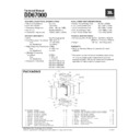 JBL DD67000 Service Manual