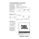 JBL E 30 (serv.man8) User Guide / Operation Manual