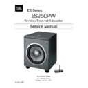 JBL ES 250PW (serv.man2) Service Manual