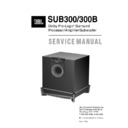 JBL ESC 300 Sub (serv.man2) Service Manual