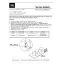 JBL ESC 550 Source Technical Bulletin