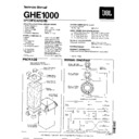 JBL GHE 1000V Service Manual
