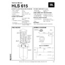 JBL HLS 615 Service Manual