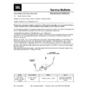 JBL HLS 810 (serv.man5) Technical Bulletin