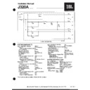 JBL J 320A Service Manual