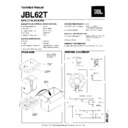 JBL JBL 62T Service Manual