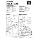 JBL L 100T3 Service Manual
