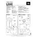 JBL LX 440 Service Manual