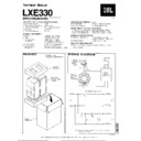 JBL LXE 330 Service Manual