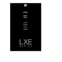 JBL LXE 550 User Guide / Operation Manual